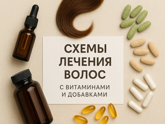 СХЕМЫ лечения волос изнутри