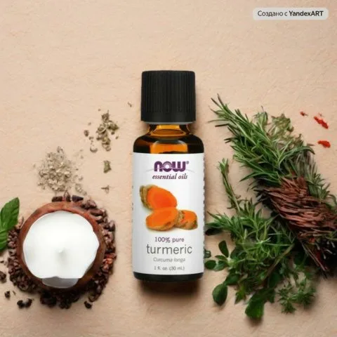 Эфирное масло куркумы, NOW Foods