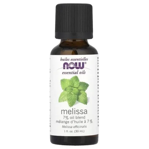 Эфирное масло мелиссы в жожоба, NOW Foods