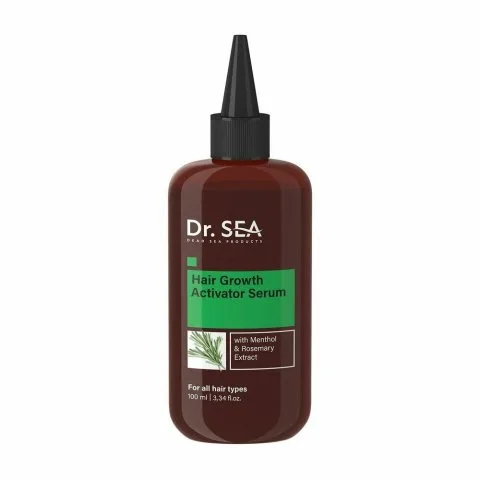 Сыворотка-активатор для роста волос с ментолом и розмарином, Dr.Sea 