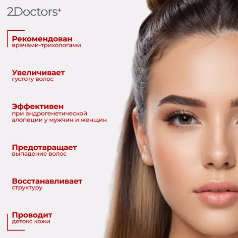 Шампунь против выпадения и для роста волос с красным перцем №36, 2Doctors