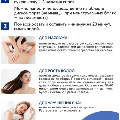 Магниевое масло для волос, тела, суставов Magnesium Oil, ARAVIA