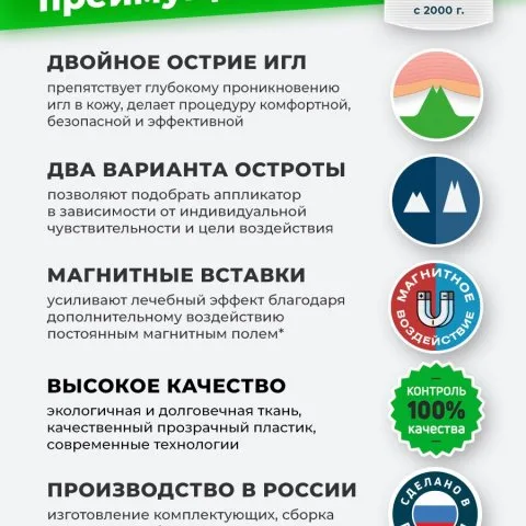 Коврик с магнитными вставками, красный (оригинал), Лаборатория Кузнецова