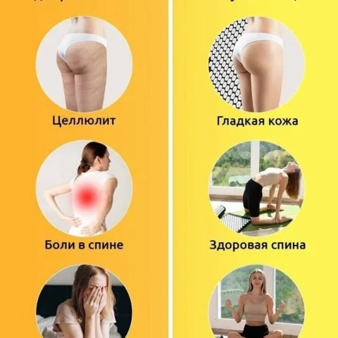 Массажный набор, аппликатор Кузнецова и валик (аналог), зеленый