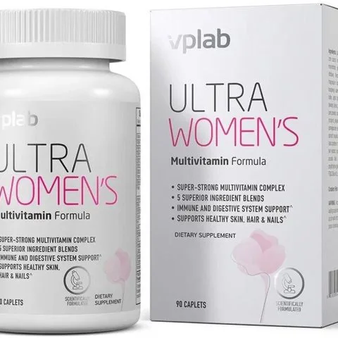 Mультивитамины для женщин Ultra Women’s, 90 капсул, Vplab