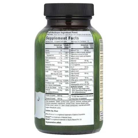 Стимулятор волосяных фолликулов с Keranat, маслом тыквы, Сереноа, 60 капс, Irwin Naturals