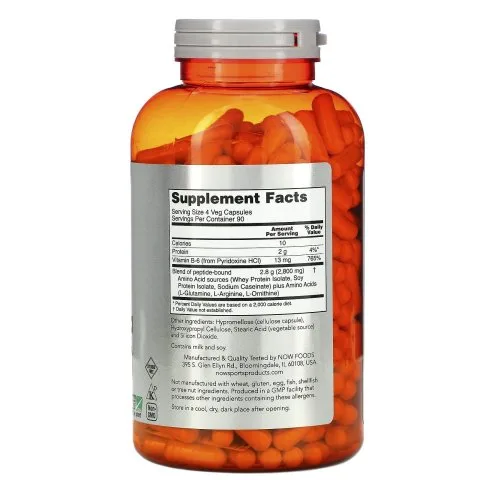 Аминокислотный комплекс Amino Complete, 360 капсул, NOW Foods