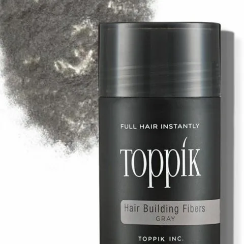 Топпик, загуститель кожи для редких волос, серый/седой, Toppik