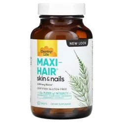 Витамины для волос, кожи, ногтей Maxi-Hair, 60 таблеток, Country Life
