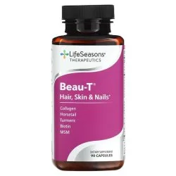 Комплекс Beau-T для волос, кожи, ногтей с коллагеном, биотином, МСМ, 90 капс, LifeSeasons