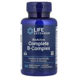 Биоактивный комплекс витаминов группы B, 60 капсул, Life Extension