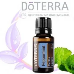 Эфирное масло перечной мяты от выпадения, для повышения густоты волос, DoTERRA