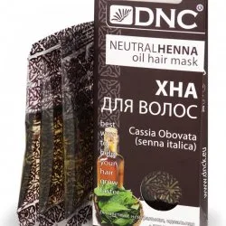 Хна бесцветная с маслами в готовом виде для укрепления и блеска волос, DNC