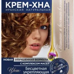 Крем-хна бесцветная в готовом виде для укрепления и блеска волос, Fito Косметик